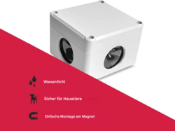 3D-Ultraschall-Vogelscheuche für Marder, Mäuse und Ratten DRAGON ULTRASONIC C360 SMART